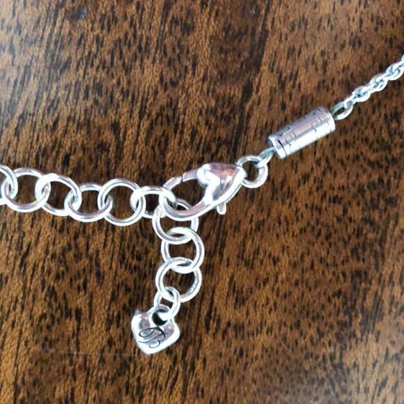 Brighton retired long length multi chain swirl link necklace & earrings - Picture 15 of 16